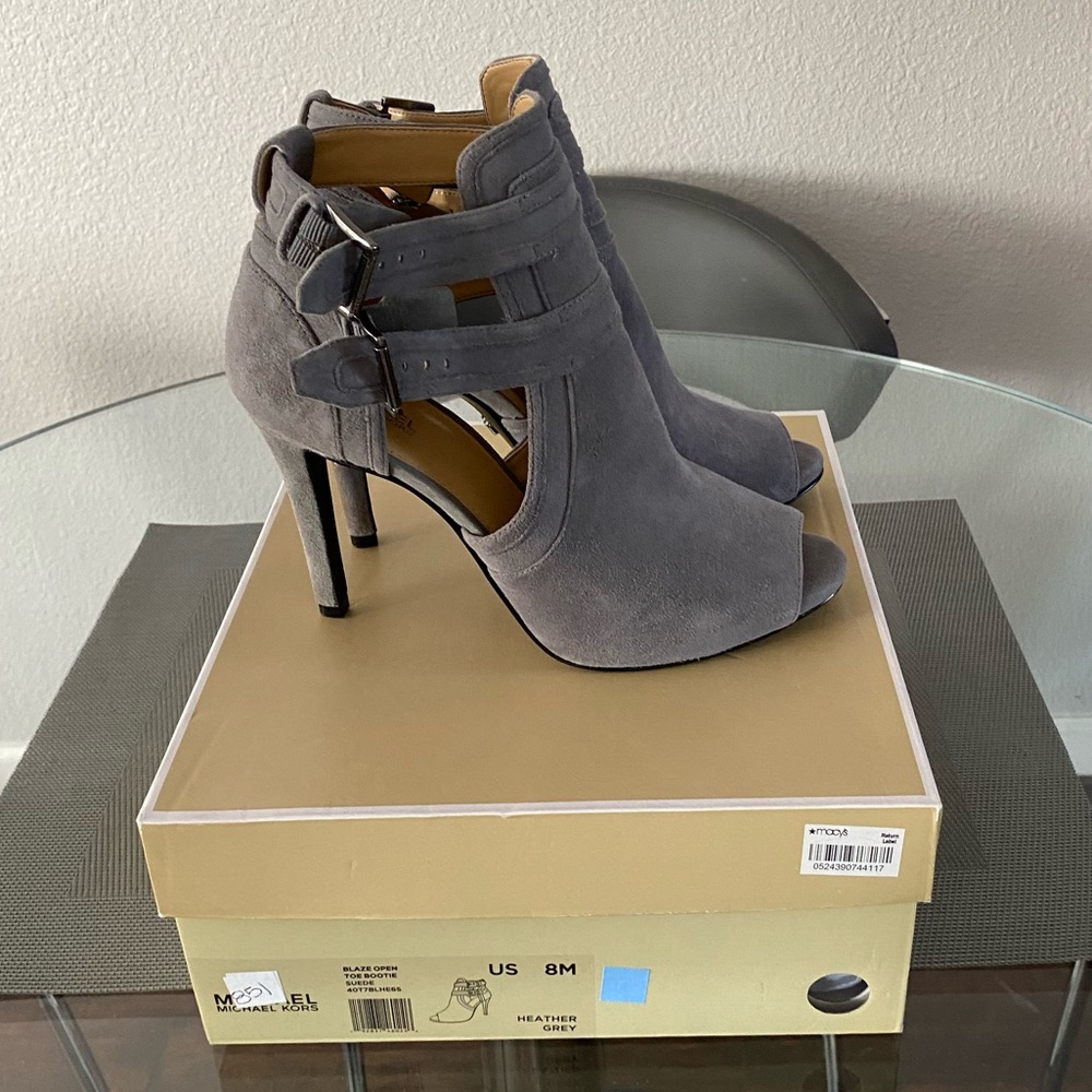 Michael Kors peep toe bootie